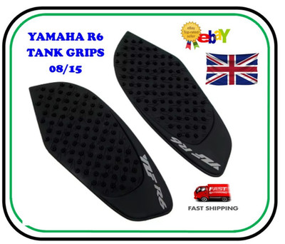 YAMAHA R6 TANKGRIFFE PADS - 08/15 - VERTRAUENSWÜRDIGER UK-VERKÄUFER - PLUS KOSTENLOSE TÜCHER