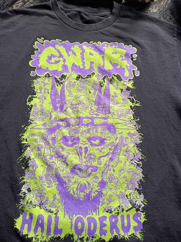 Gwar Oderus Metal Blade Records Band Shirt Size L