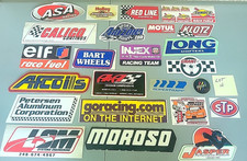 Lot Of 24 Racing Decals Stock Car Garage Automotive Race Stickers Speed Lot H Lot Of 24 Racing Decals Stock Car Garage Automotive Race Stickers Speed Lot H