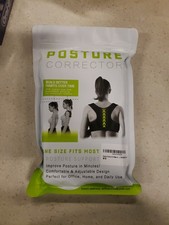 Posture Corrector Back Support Brace Adjustable Shoulder Alignment One Size Fits