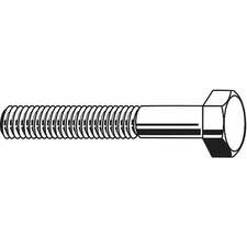 Zoro Select U01000.031.0500 Grade 5, 5/16"-18 Hex Head Cap Screw, Blac