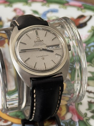 Vintage Omega Constellation Chronometer Stainless Automatic Da...