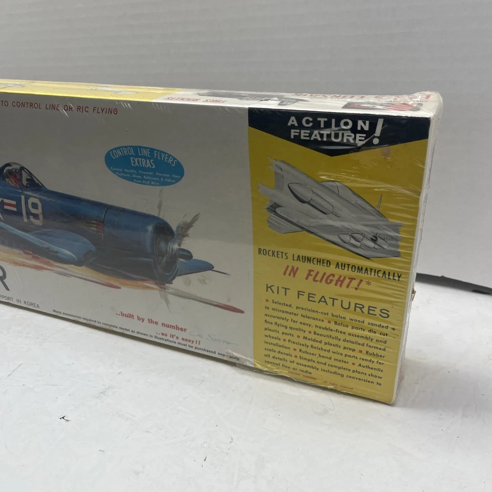 New Factory Sealed F4U-5 Corsair Balsa Wood Model Kit A14 Sterling Models Inc. - Image 2 of 4