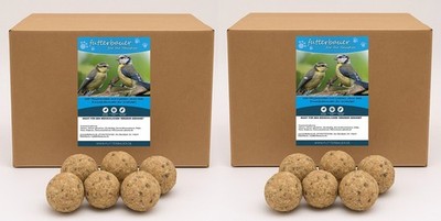 2x Futterbauer ca.100x 90g Meisenknödel mit Insekten ohne Netz Vogelfutter Wildv