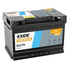 Exide EA770 Premium Carbon Boost 77Ah Autobatterie 12V Starterbatterie Batterie