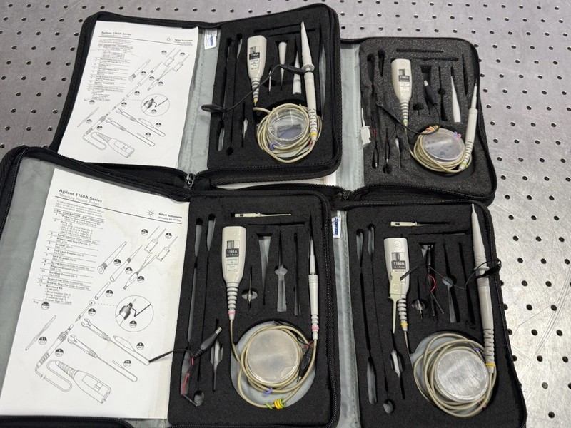 HP Agilent 1161A 1165A 10:1 Oscilloscope Probe Lot of 4 As-Is