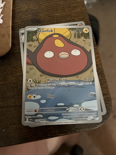 Stunfisk - Illustration Rare SV: White Flare 118/086 Near Mint