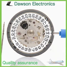 Seiko (SII) NH35/NH35A Automatic Watch Movement Date at 3 w/ White Date Disc