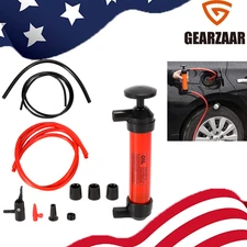 For Fuel Diesel Oil Kerosene Water Multi-Use Liquid Transfer Siphon Hand Pump US