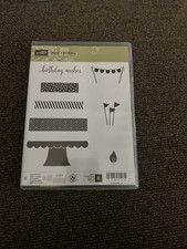 Stampin Up BUILD A BIRTHDAY 138646 RETIRED Photopolymer Stamp Set
