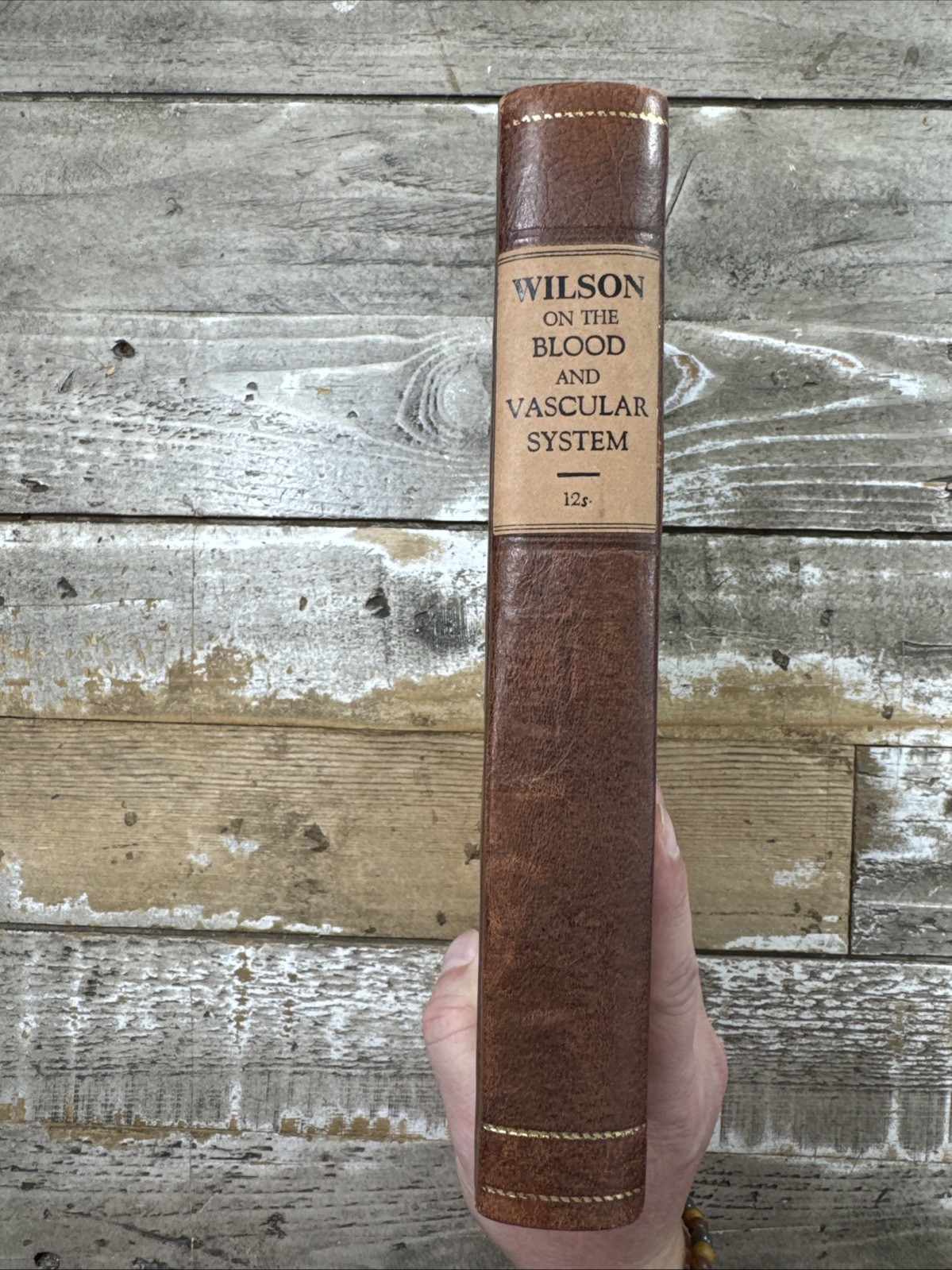 1819 Antique Medical Book "Lectures on the Blood" James Wilson