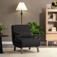 4-in-1 Convertible Sleeper Chair with 6-Position Backrest