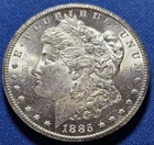 1885-CC Morgan Silver Dollar, Flashy Choice BU!!!!
