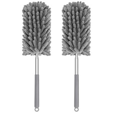 Mini Bendable Duster 360  Rotatable Telescopic 10-30in Washable Microfiber Car