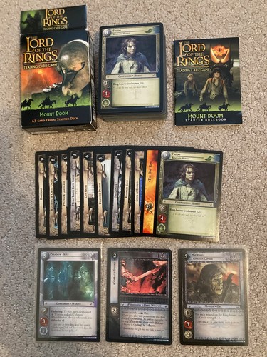 Decipher Lord of the Rings LOTR TCG Mount Doom “Frodo” starter deck enhanced!