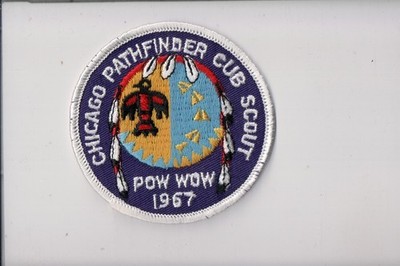 1967 Chicago Pathfinder Cub Scout Pow Wow patch