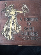 2 Pounds .999 SilverCoin! Rare. Proof. St. Gaudens Commemorative