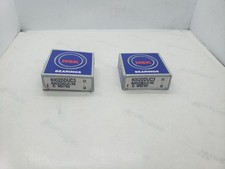 NSK 6002DDUC3 DEEP GROOVE BALL BEARING 15x32x9mm, LOT OF 2, NIB