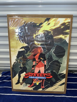 Ben Fiquet - Streets of Rage 4 - variant 18 x 24 Inches Screen Print 75/100 New