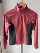 The North Face Women s XS Regular Pink Colorblock Fleece 1/4 Zip Pullover