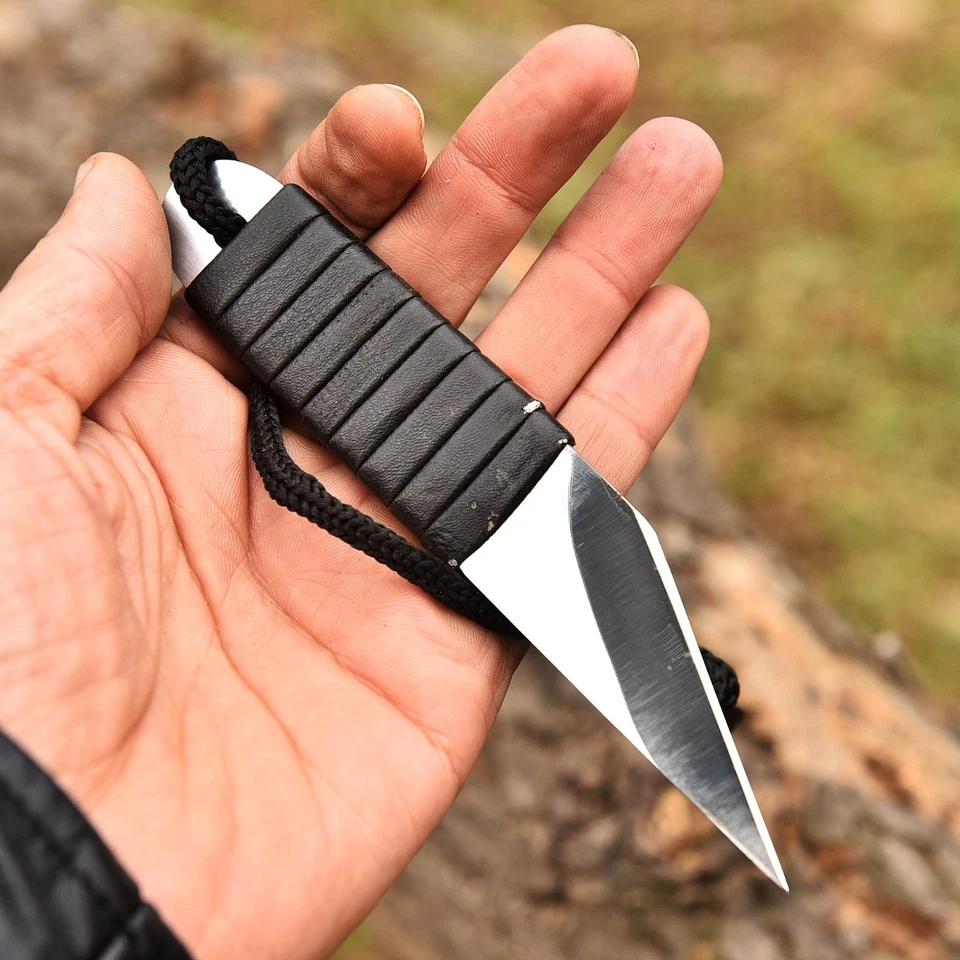 Cuchillo kiridashi Full Tang High Polish hecho a mano hoja de acero de alto carbono con funda Foto 2 de 4