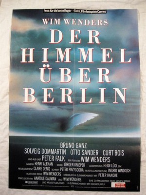 DER HIMMEL ÜBER BERLIN - Filmplakat Poster - Wim Wenders Bruno Ganz Otto Sander