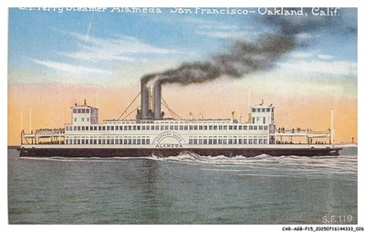 AUTO-AGBP15-0691-USA-USA - S-P Ferry Steamer Alameda - SAN FRANCISCO - OAKLA