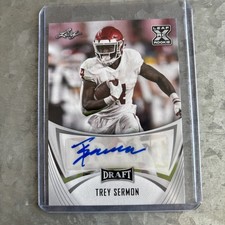 2021 Leaf Draft - Autographs Trey Sermon #BA-TS1 (AU, RC)