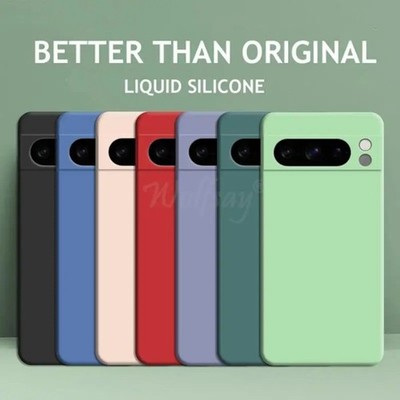For Google Pixel 10 9A 10 Pro XL 8A Case Liquid Silicone Shockproof Phone Cover