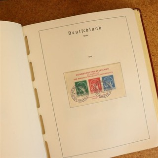 Sammlung Berlin 1948 1979 gestempelt mit Block 1 in Vordruck Album