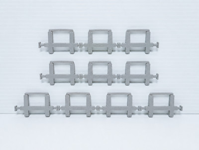 10er Pack Banger Racing Model Adjustable Cages Maßstab 1:43 passend für jedes Modell bemalbar