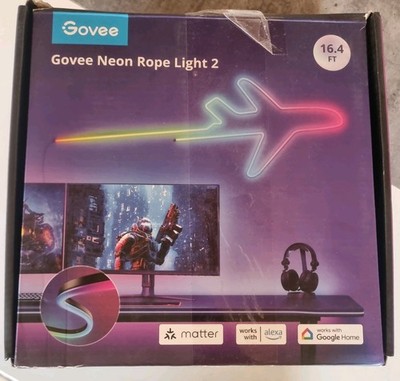 Govee Neon Rope Light 2, RGBIC Neon LED Streifen 5m mit SmartThings