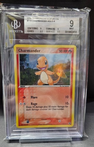 Charmander graded BGS 9 for sale on eBay