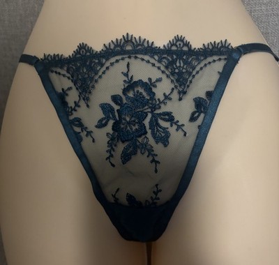 Authentic Sexy Sainted Sisters G-String /Thong - Size Medium - Racing Green