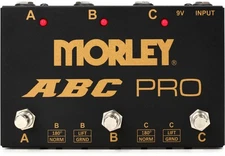 Morley ABC Pro 3-Button Switcher/Combiner Pedal