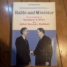Rabbi and Minister Carl H. Voss SIGNED First Edition 1964 HCDJ Interfaith