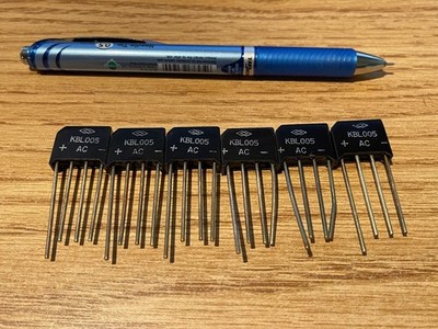 Lot of 6 KBL005 Bridge Rectifiers