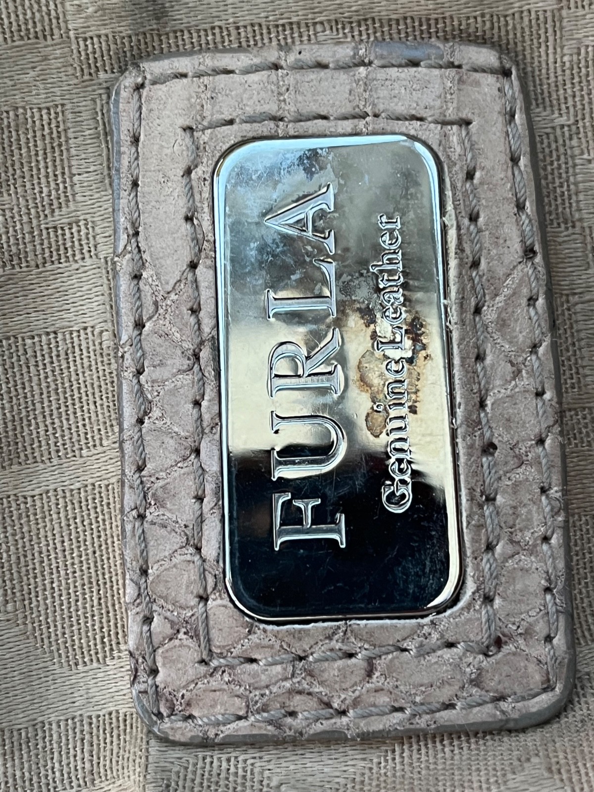 FURLA python embossed leather Oversized Tote Bag - image 3