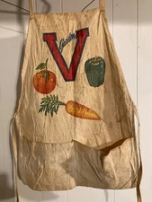 Victory Garden Apron. 1940s. WW2