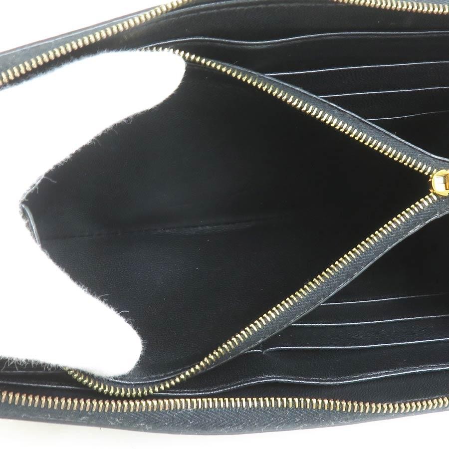 CELINE Round Zipper Long Wallet Python Brown - image 4