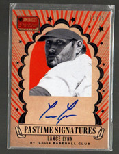 2013 Panini America's Pastime Impact Ink #4 Lance Lynn Auto /25