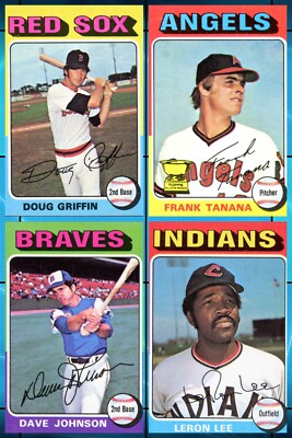 1975 Topps Baseball - Actual Scans of Cards You Pick