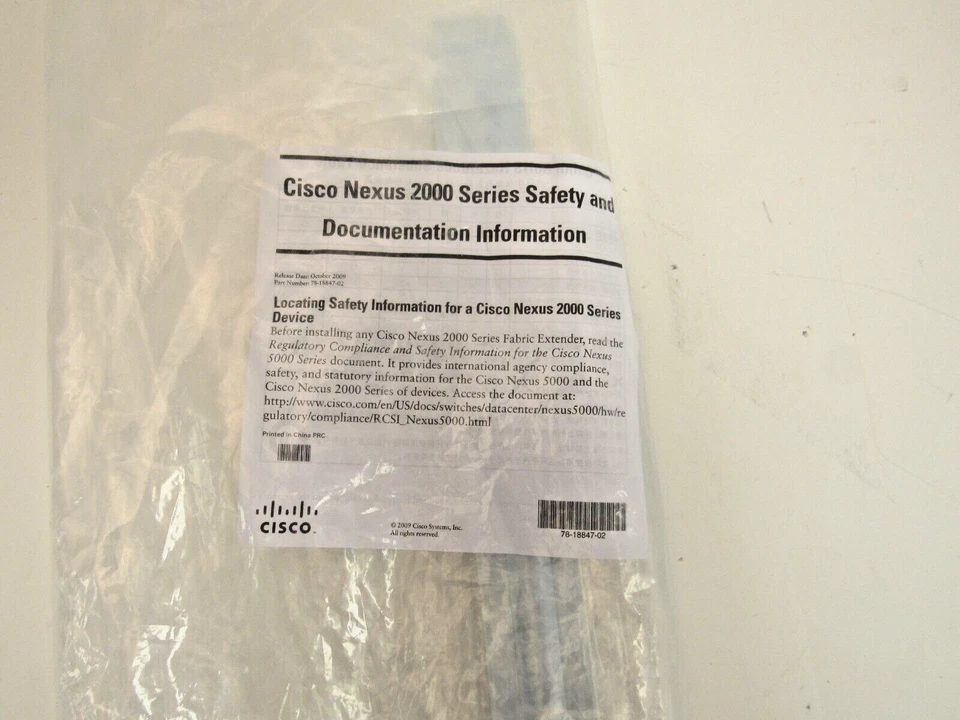 Cisco NXK-ACC-KIT-1RU Rack Mount Kit 69-0815-01 C-13 - Image 3 of 4