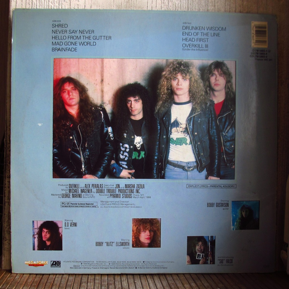 Overkill – Under The Influence - LP - 1st Europe Press | eBay