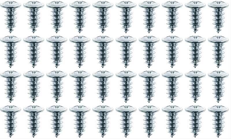 33 Chrome Wheel Well Screws For GM G-Body – Monte Carlo SS, 442, Grand National – Trim & Molding Fasteners