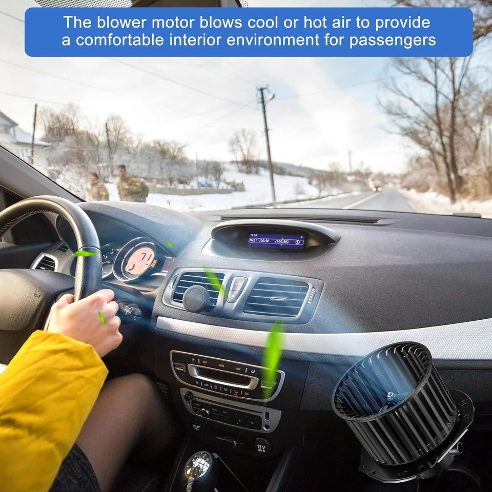 HVAC Heater Blower Motor Fan for 1992-1996 Chevrolet C1500 C2500 K1500 Suburban - Image 4 of 4