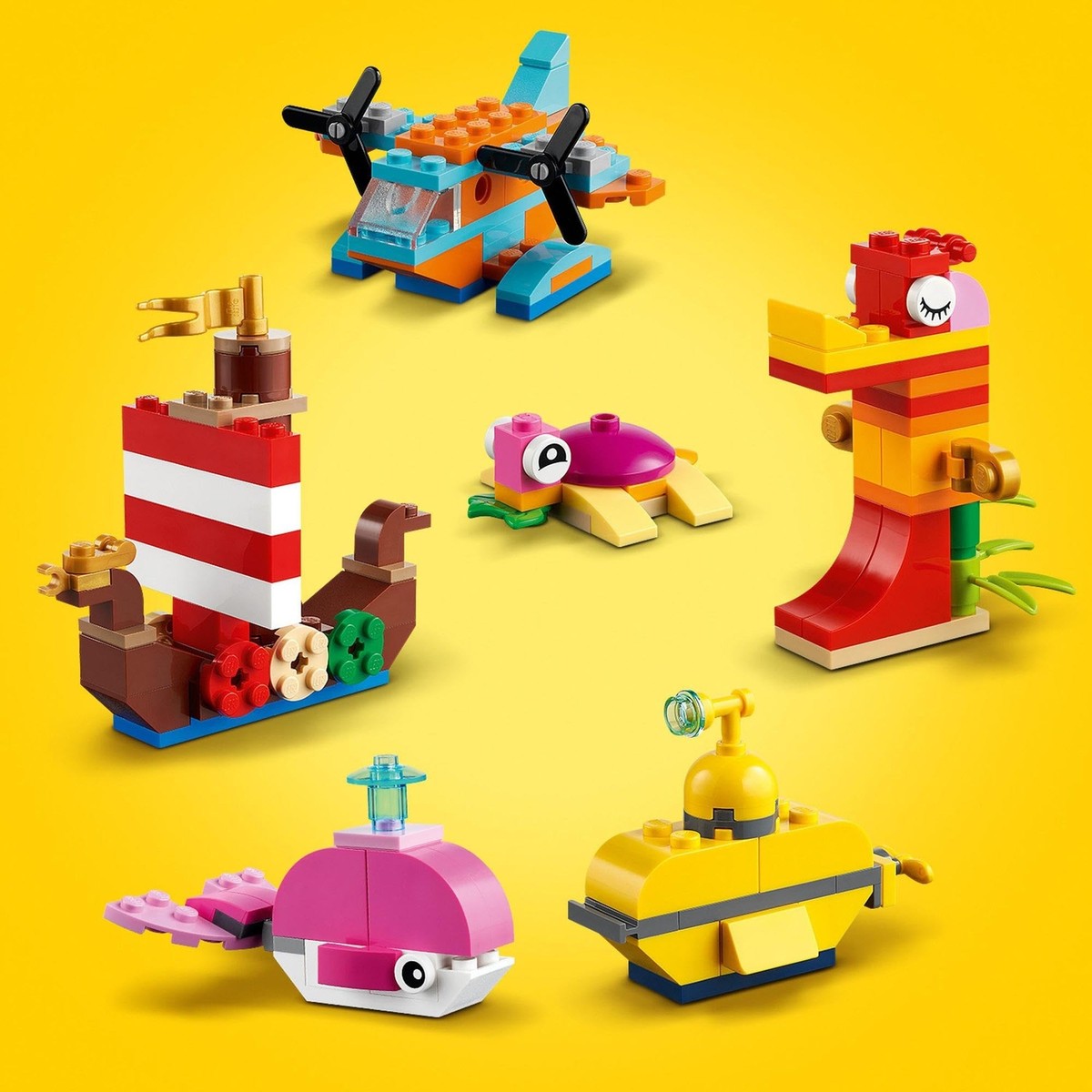 LEGO 11018 Classic Creative Games in The Ocean Brick Box 6 Mode