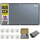 Screen Curtain Reflective Fabric Cloth Home Outdoor Office Hd Projector Screen