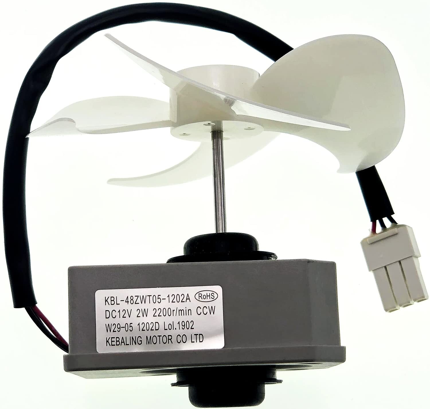 Upgraded KBL-48ZWT05-1202A Refrigerator Fan Motor Reverse Rotary Motor fit fo...