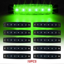 10 Pods Underglow Lights Green Strip Led Underbody Rock Lamp For Atv